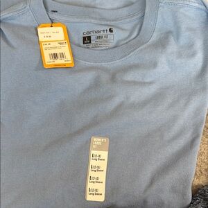 Carhartt Men's Light Blue Long Sleeve Tee